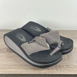 Y2K Esprit Toe-loop Platform Sandals